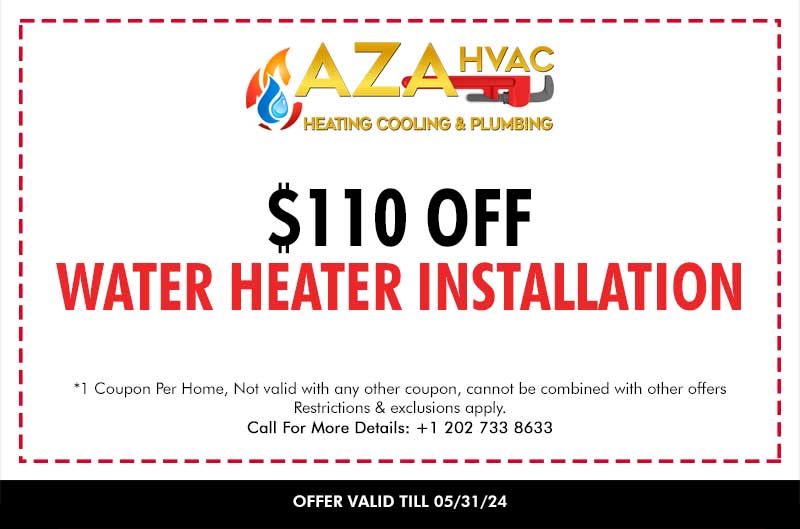 $110 Off Water Heater Installation