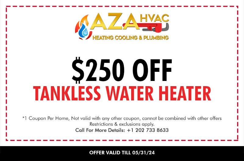 $250 Off Tankless Water Heater