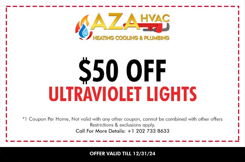 $50 OFF ULTRAVIOLET LIGHTS